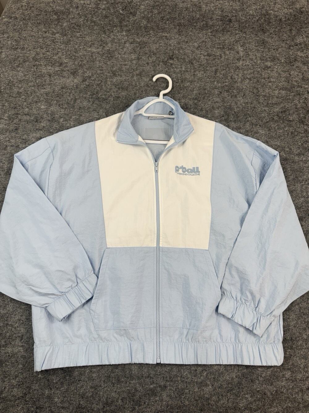 ASOS Pickleball Jacket Women Small Blue Zip Up Court Championship Track N83
